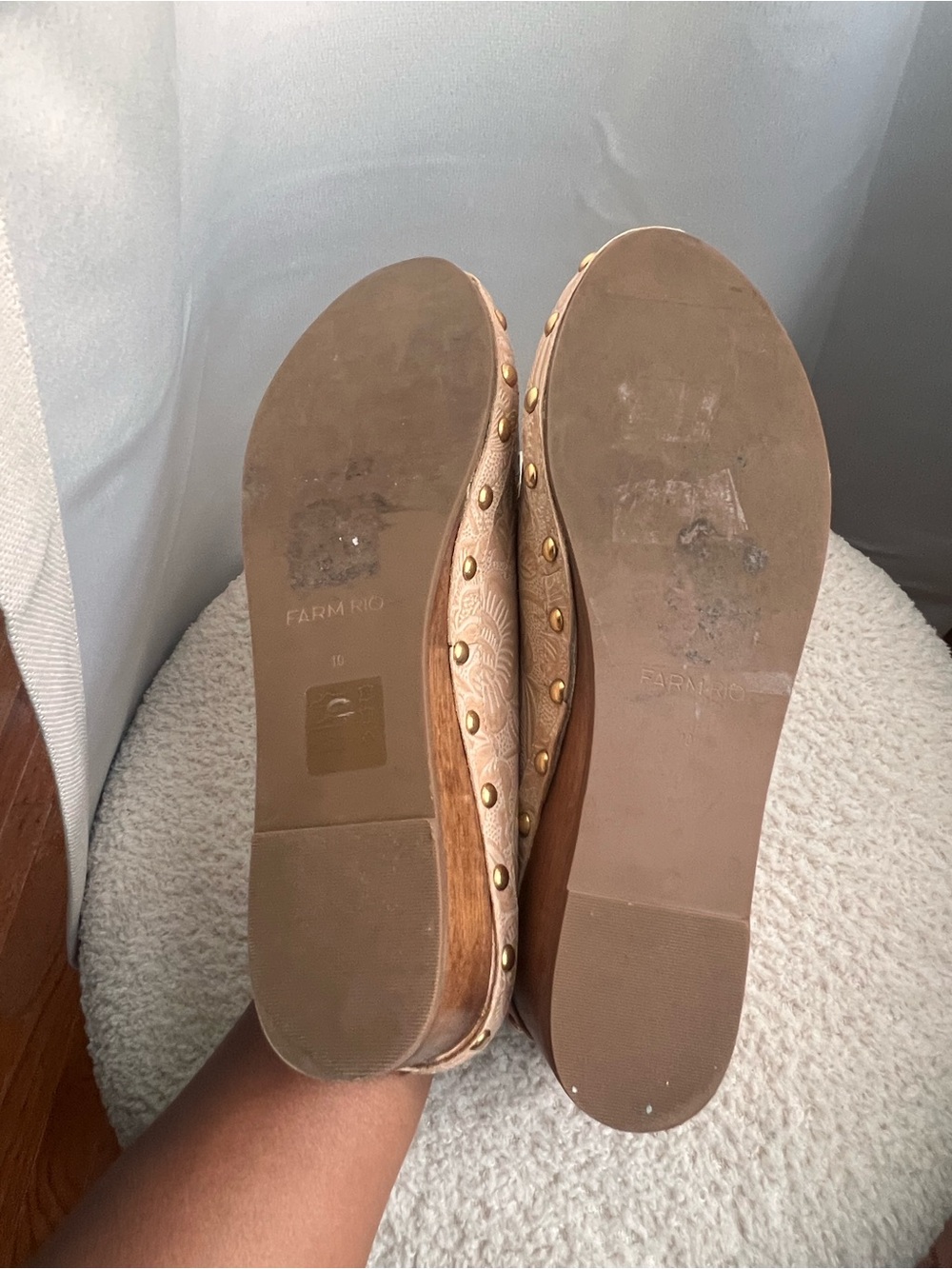 Farm Rio Embossed Clogs - Picture 6 of 6